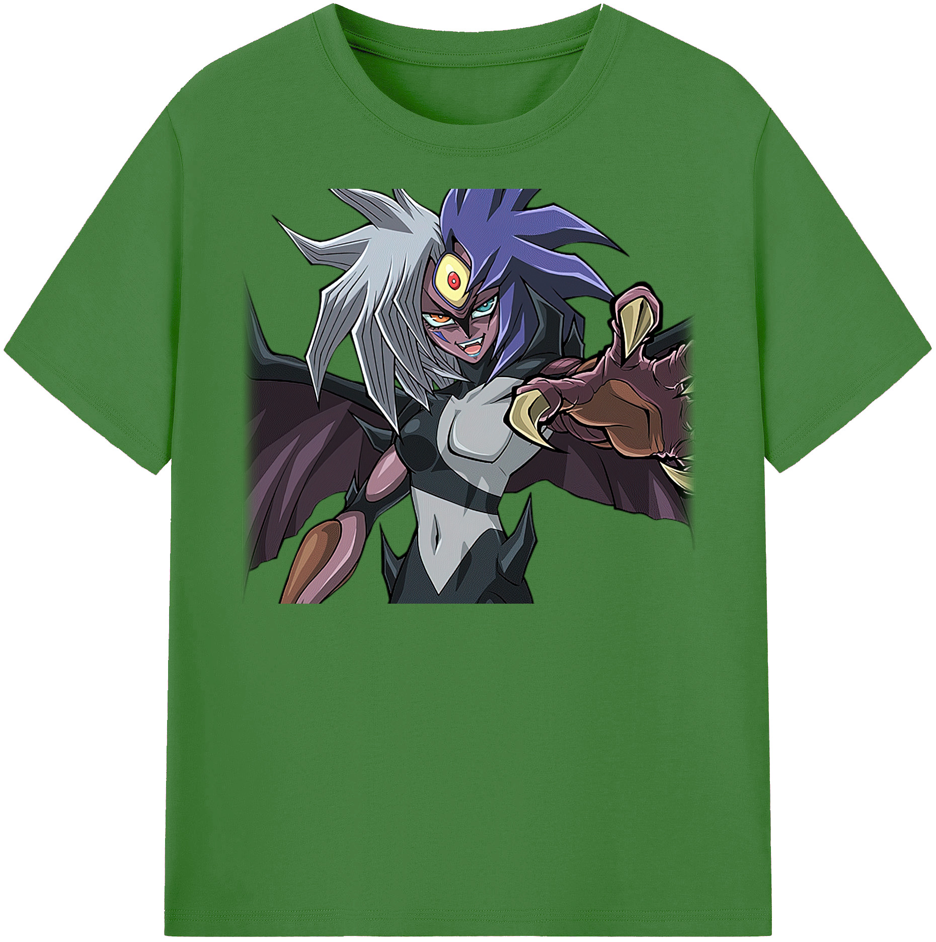 （画像用） 遊☆戯☆王 Yu-Gi-Oh! レディースカジュアルプリントTシャツ（綿100％）